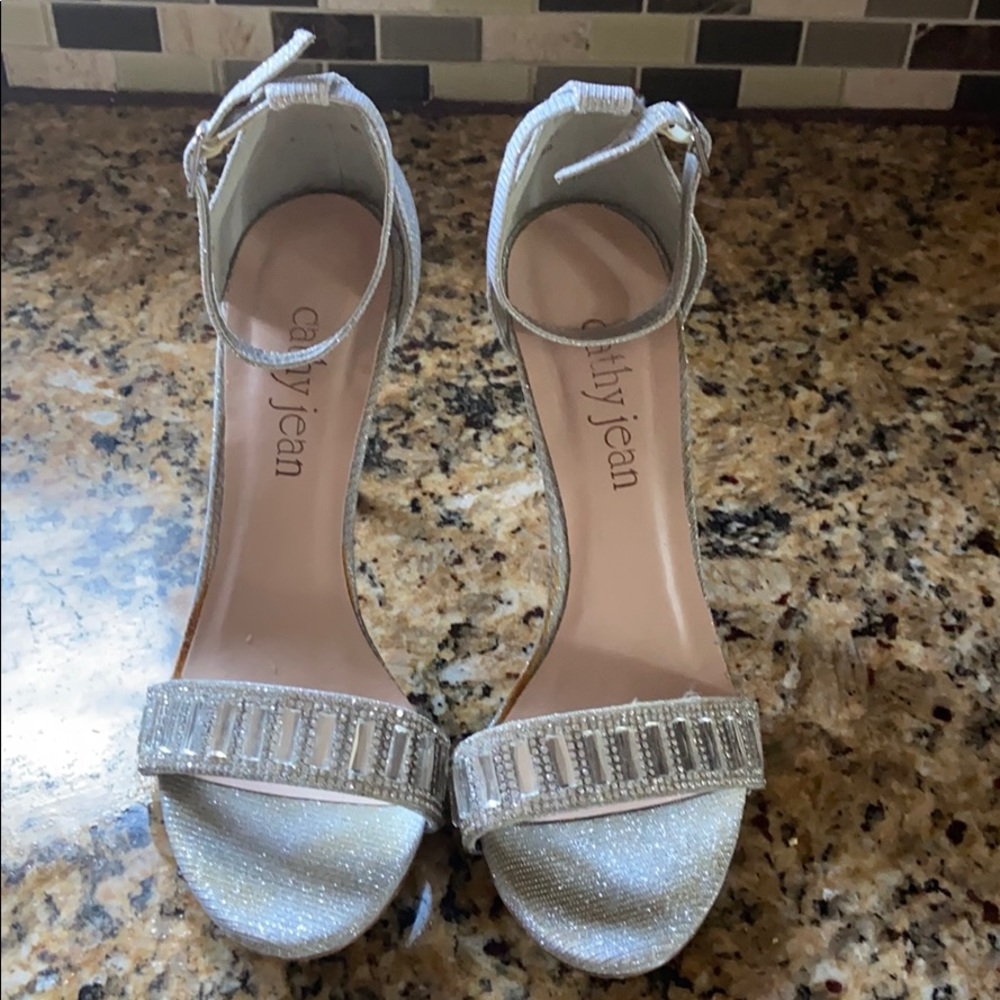 Beautiful silver heels